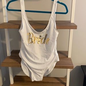 Bride One Piece Bathing Suit